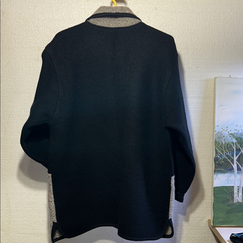 💕Beautiful Gaddy collection Women's black and Gray Wool Jacket - Picture 3 of 7